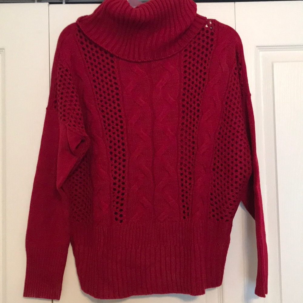 Red White House Black Market sweater